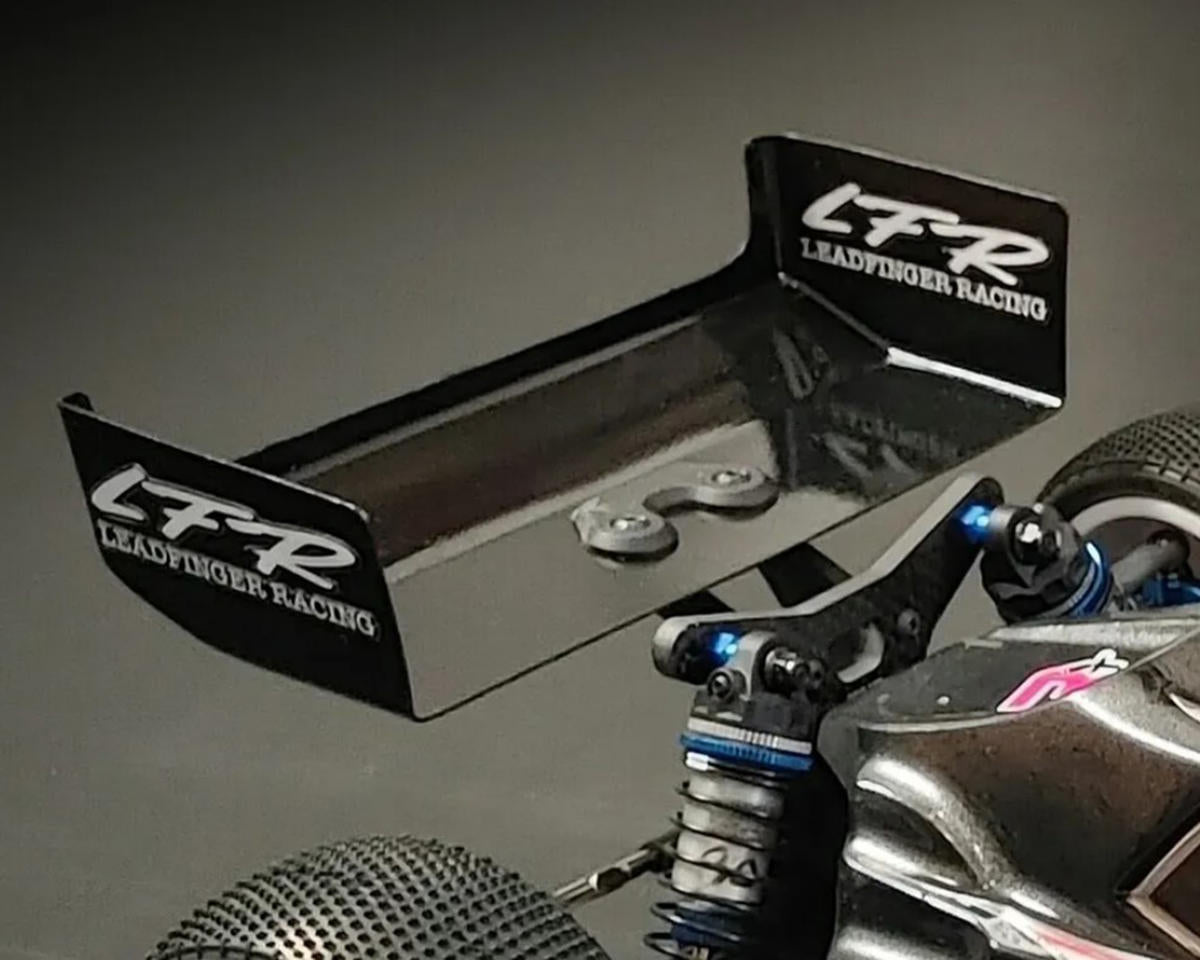 Leadfinger Racing Retro 1/10 Buggy Wing (Clear) (2)