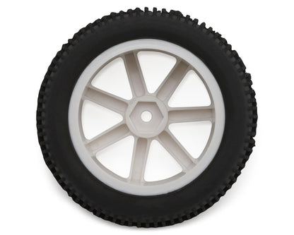 LRP VTEC 1/10 Pre-Mounted Front Buggy Tires (White) (2)
