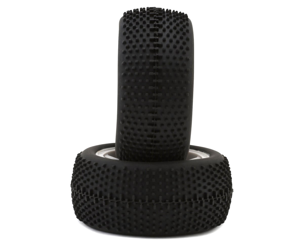 LRP VTEC 1/10 Pre-Mounted Rear Buggy Tires (White) (2)