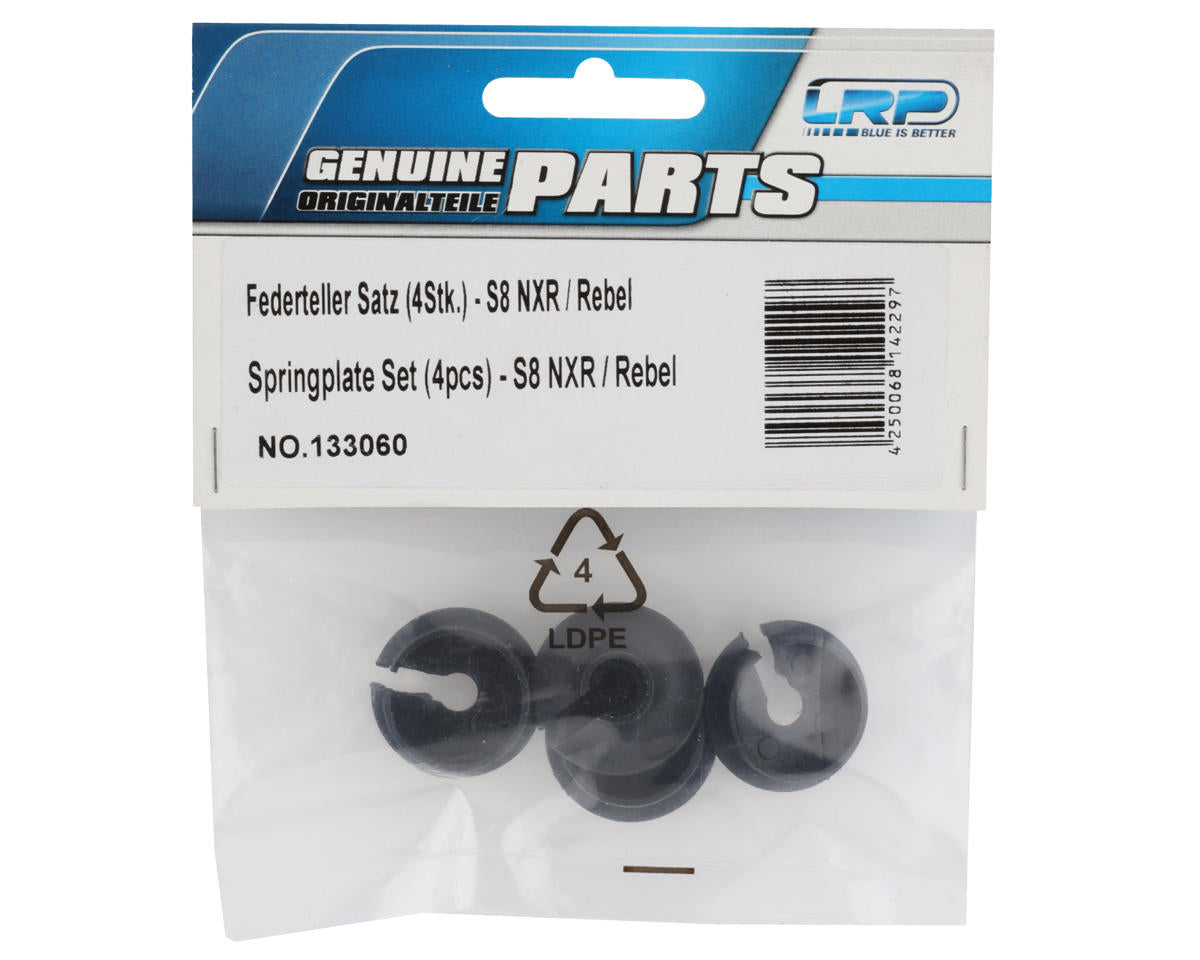 LRP S8 Rebel Spring Retainers (4)