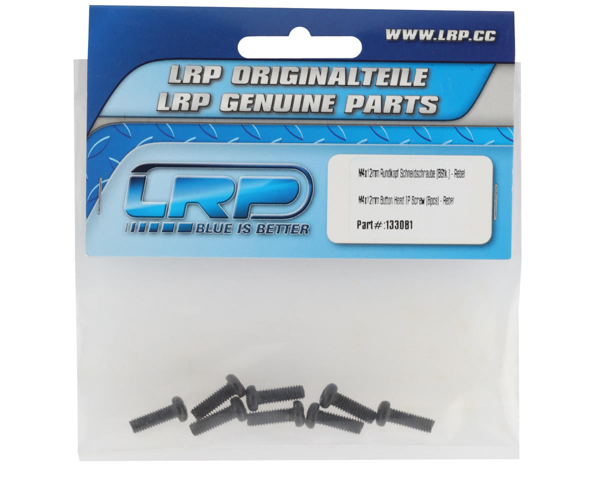 LRP 4x12mm Phillips Button Head Screws (10)