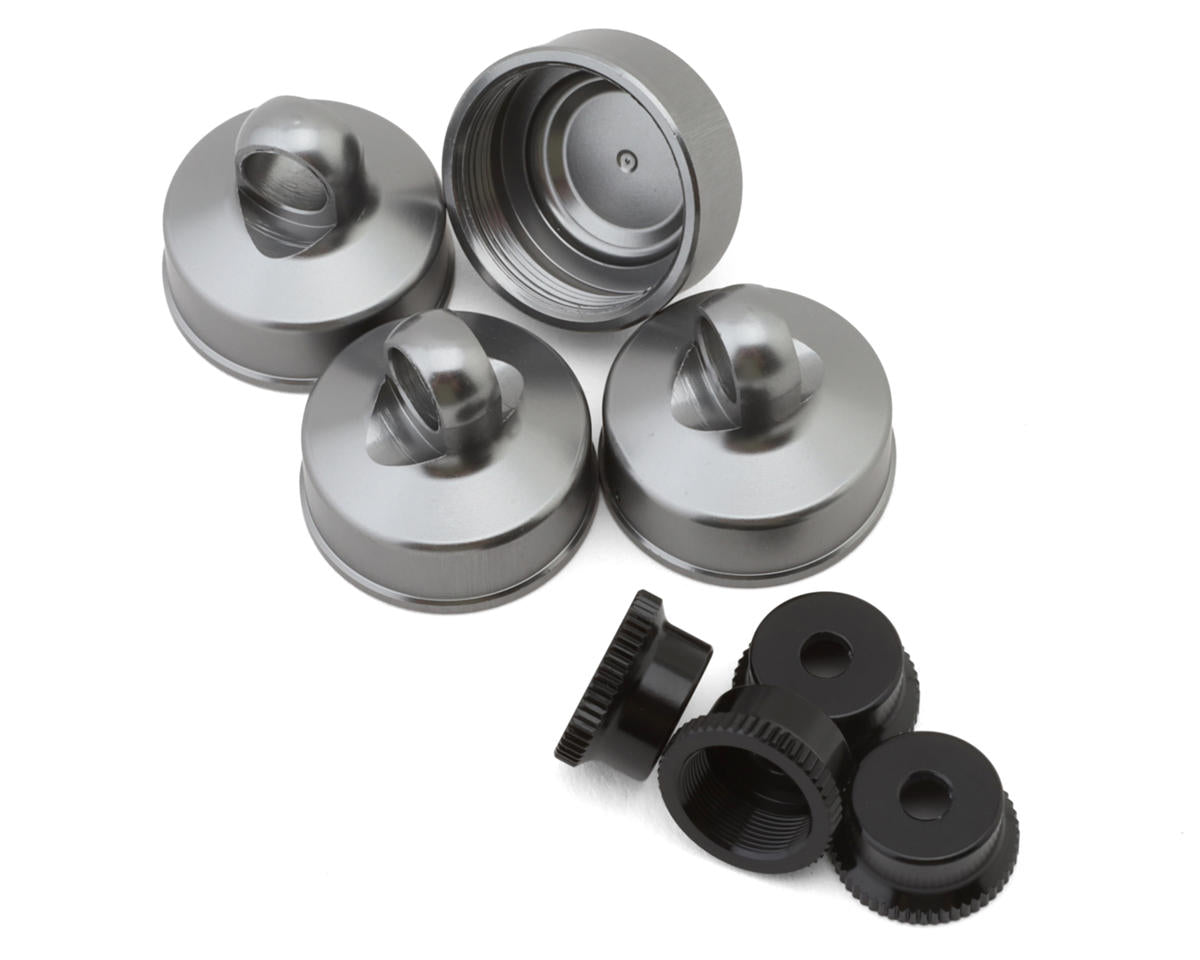 LRP S8 Rebel Aluminum Big Bore Shock Upper & Lower Caps Set