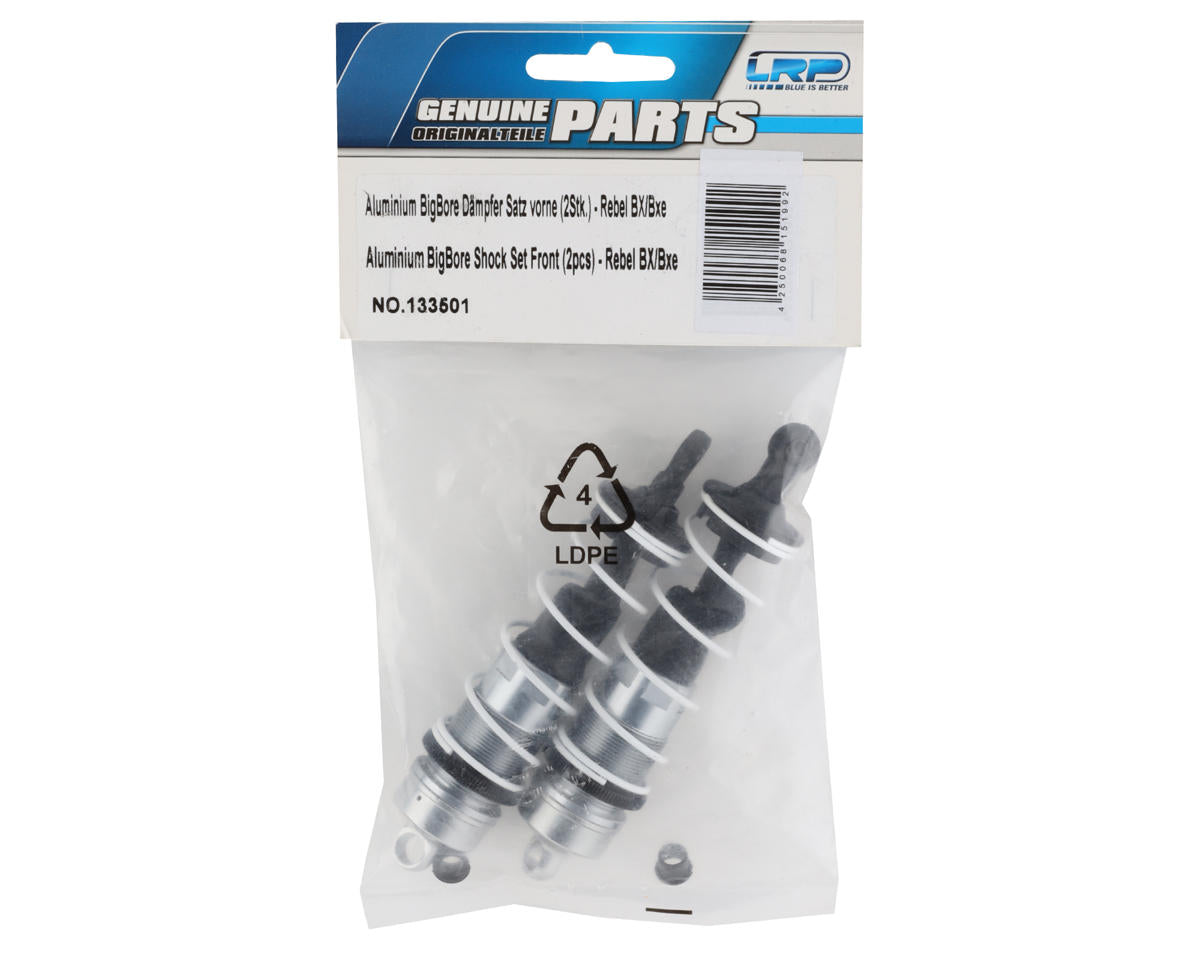 LRP S8 Rebel BX/BXe Aluminum Big Bore Front Shocks (2)