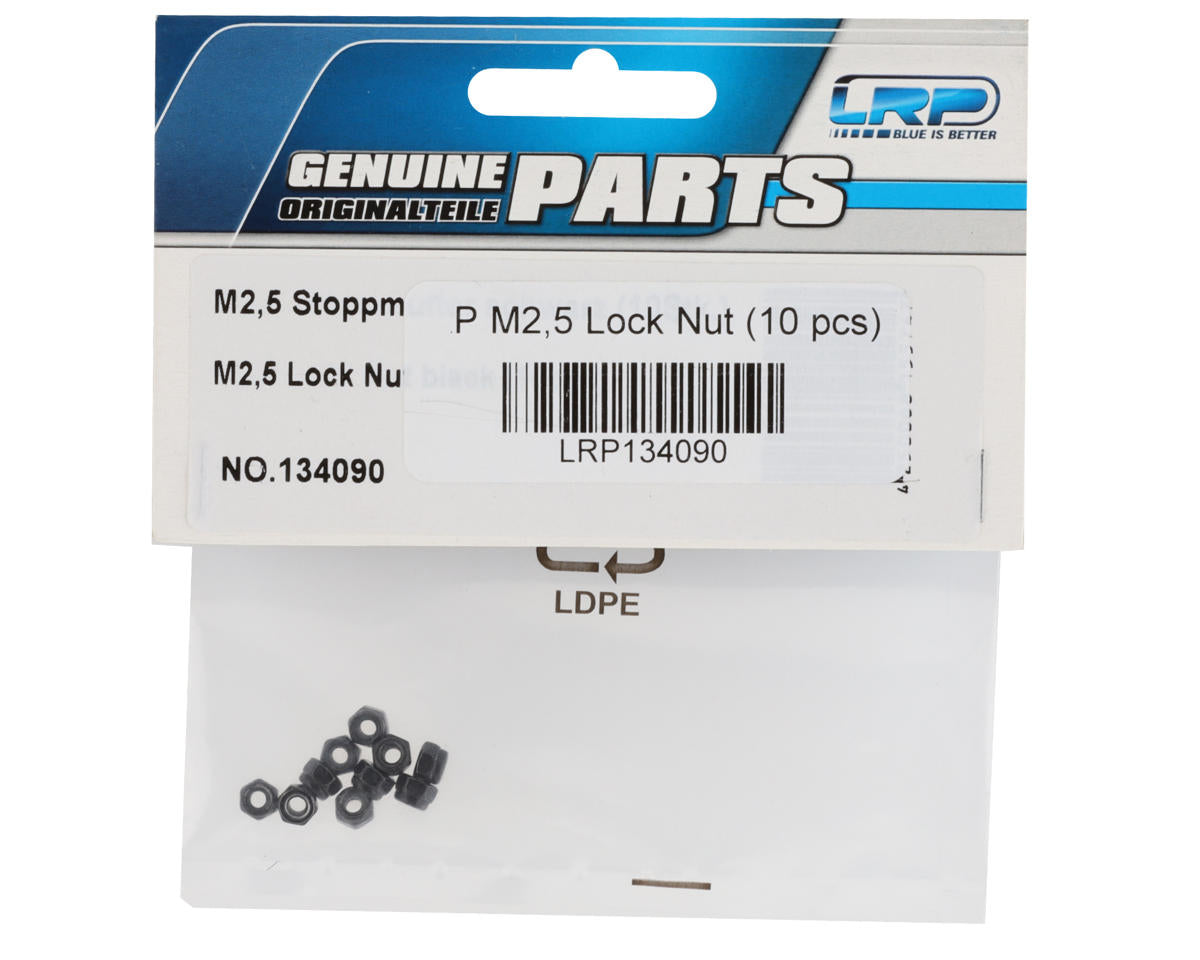 LRP 2.5mm Lock Nuts (10)