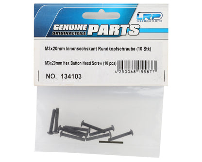 LRP 3x20mm Hex Button Head Screw (10)