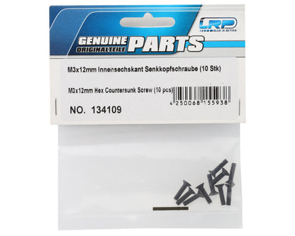 LRP 3x12mm Hex Countersunk Screw (10)