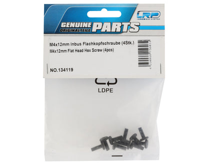 LRP 4x12mm Flathead Screws (10)