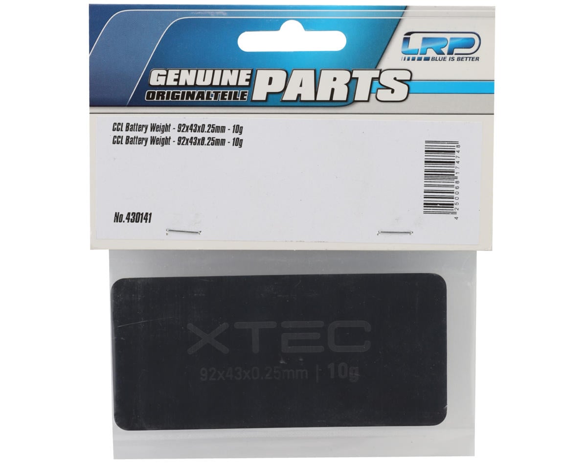 LRP CCL 92x43x0.25mm Battery Weight (10g)