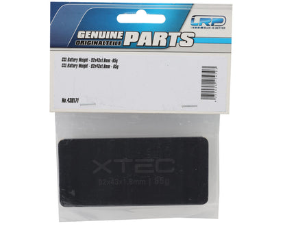 LRP CCL 92x43mm Battery Weight (65g)