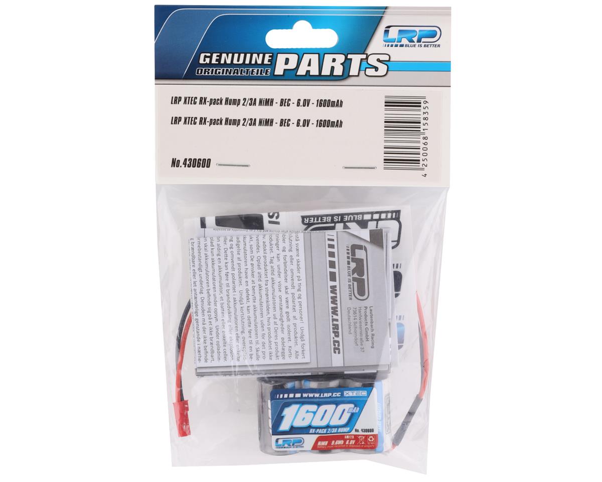 LRP XTEC 5-Cell 6.0V NiMH Hump Receiver Pack (1600mAh)