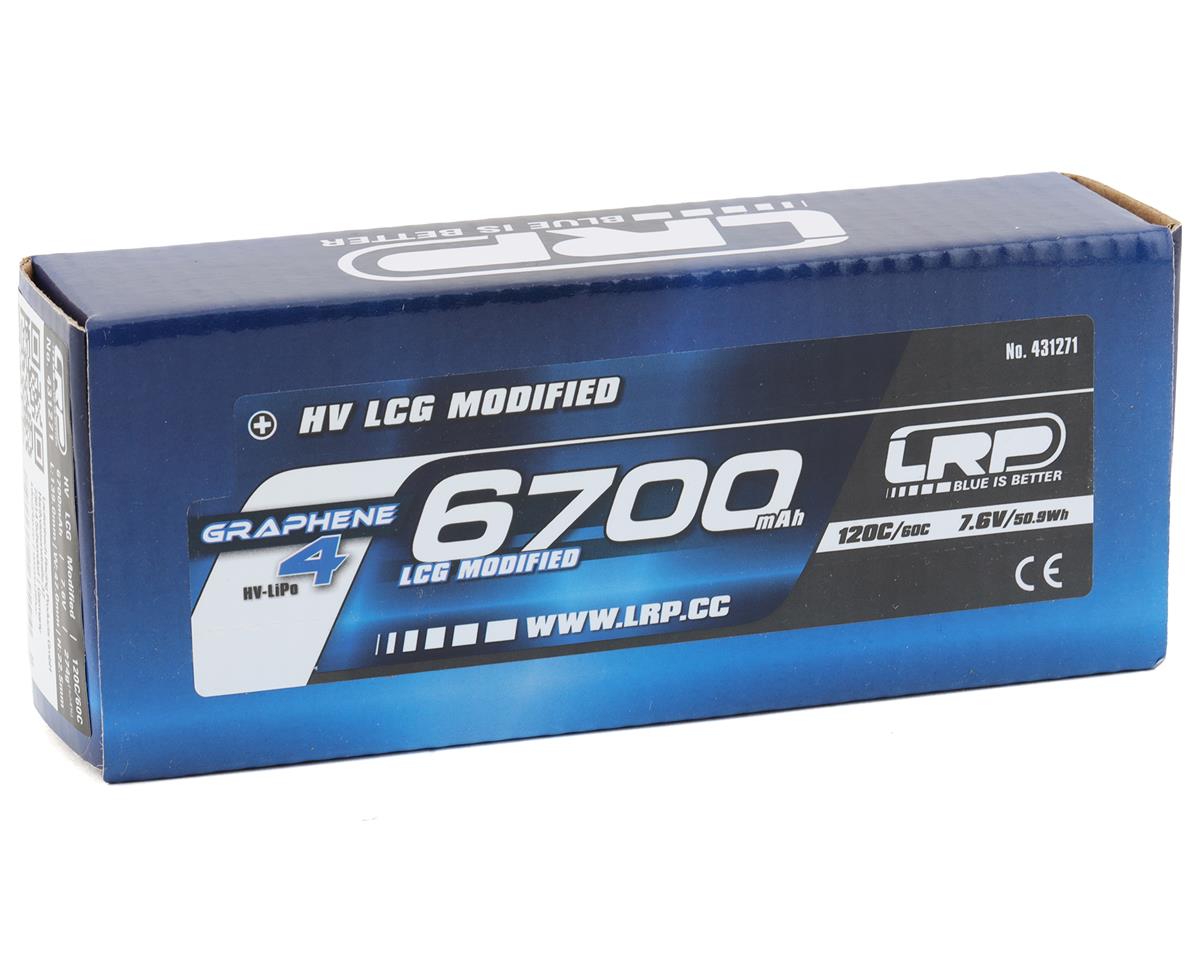 LRP 2S 120C LCG Graphene-4 HV LiPo Battery (7.6V/6700mAh)