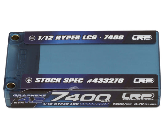 LRP 1/12 Hyper LCG 1S Stock Spec Graphene-4.2 Shorty LiPo Battery 140C