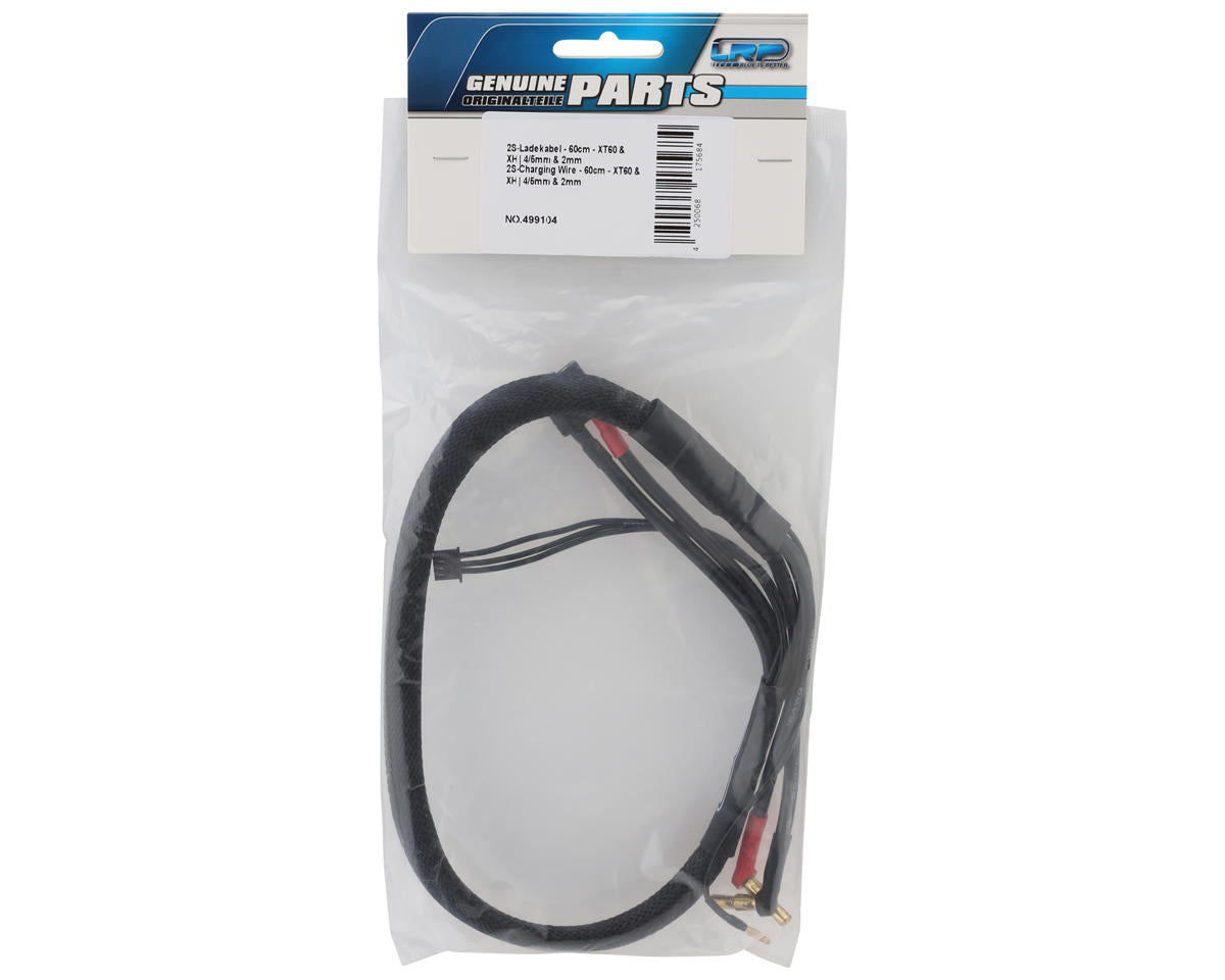 LRP 2S LiPo Charge/Balance Lead (XT60 to 4/5mm Bullet Connector) (600mm)