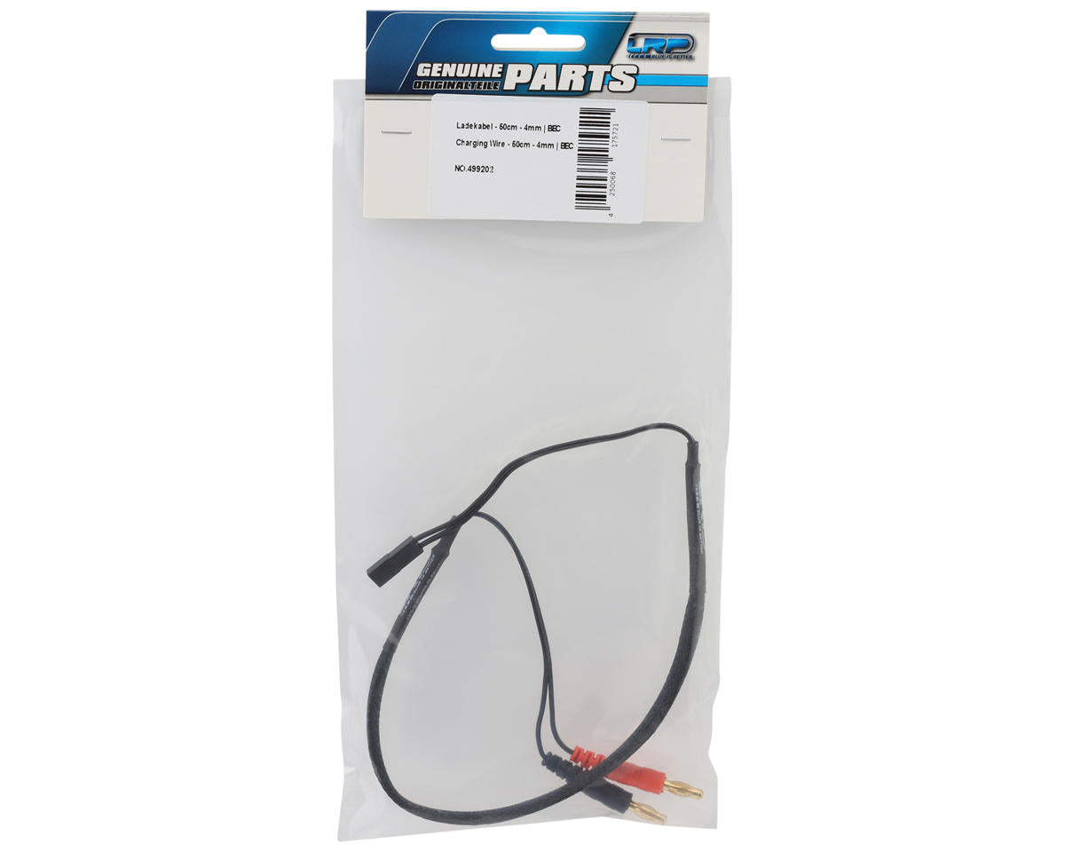 LRP Universal Charging Lead (500mm) (4mm to BEC)