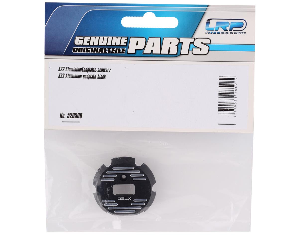 LRP X22 Aluminum Endplate (Black)
