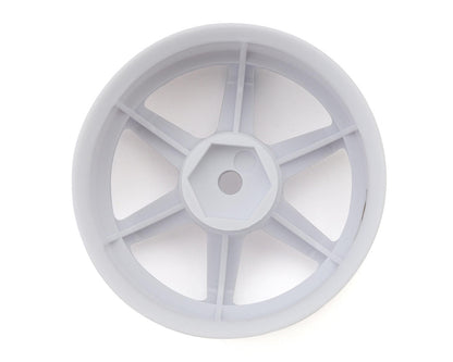 LAB TE37 Sports 1/10 High Traction Drift Wheels (White) (2) (6mm Offset)