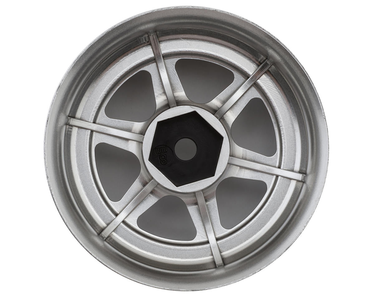 LAB Meister L1 1/10 Drift Wheels (Chrome) (2) (8mm Offset)