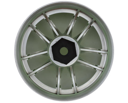 LAB Work Emotion CR3P 1/10 Drift Wheels (Chrome/Neon Yellow) (2) (6mm Offset)