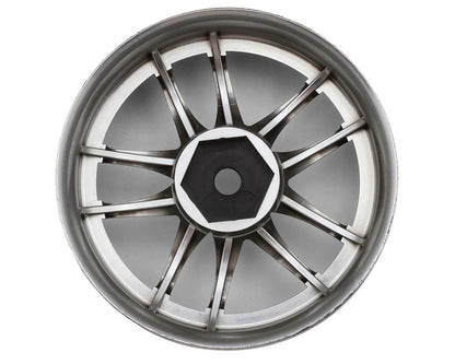 LAB Work Emotion CR3P 1/10 Drift Wheels (Matte Black/Chrome) (2) (6mm Offset)