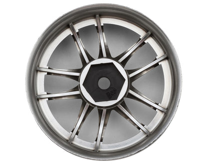 LAB Work Emotion CR3P 1/10 Drift Wheels (Matte Black/Chrome) (2) (8mm Offset)