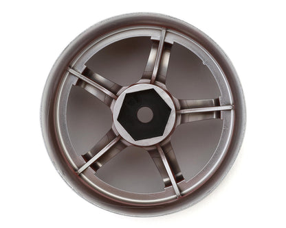 LAB Work Emotion T5R 1/10 2-Piece Concave Drift Wheels (Candy Red/Black) (2)