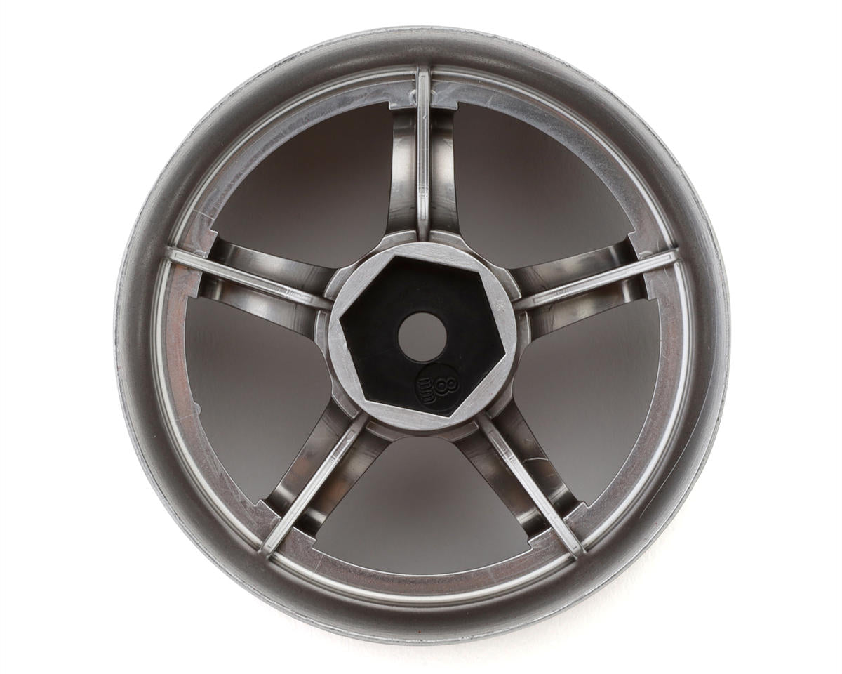 LAB Work Emotion T5R 1/10 2-Piece Concave Drift Wheels (Candy Red/Black) (2)