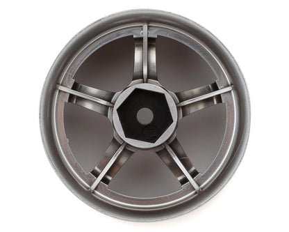 LAB Work Emotion T5R 1/10 2-Piece Concave Drift Wheels (Candy Red/Black) (2)