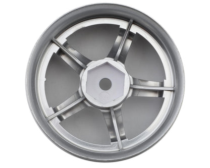 LAB Work Emotion T5R 1/10 2-Piece Concave Drift Wheels (White) (2) (8mm Offset)