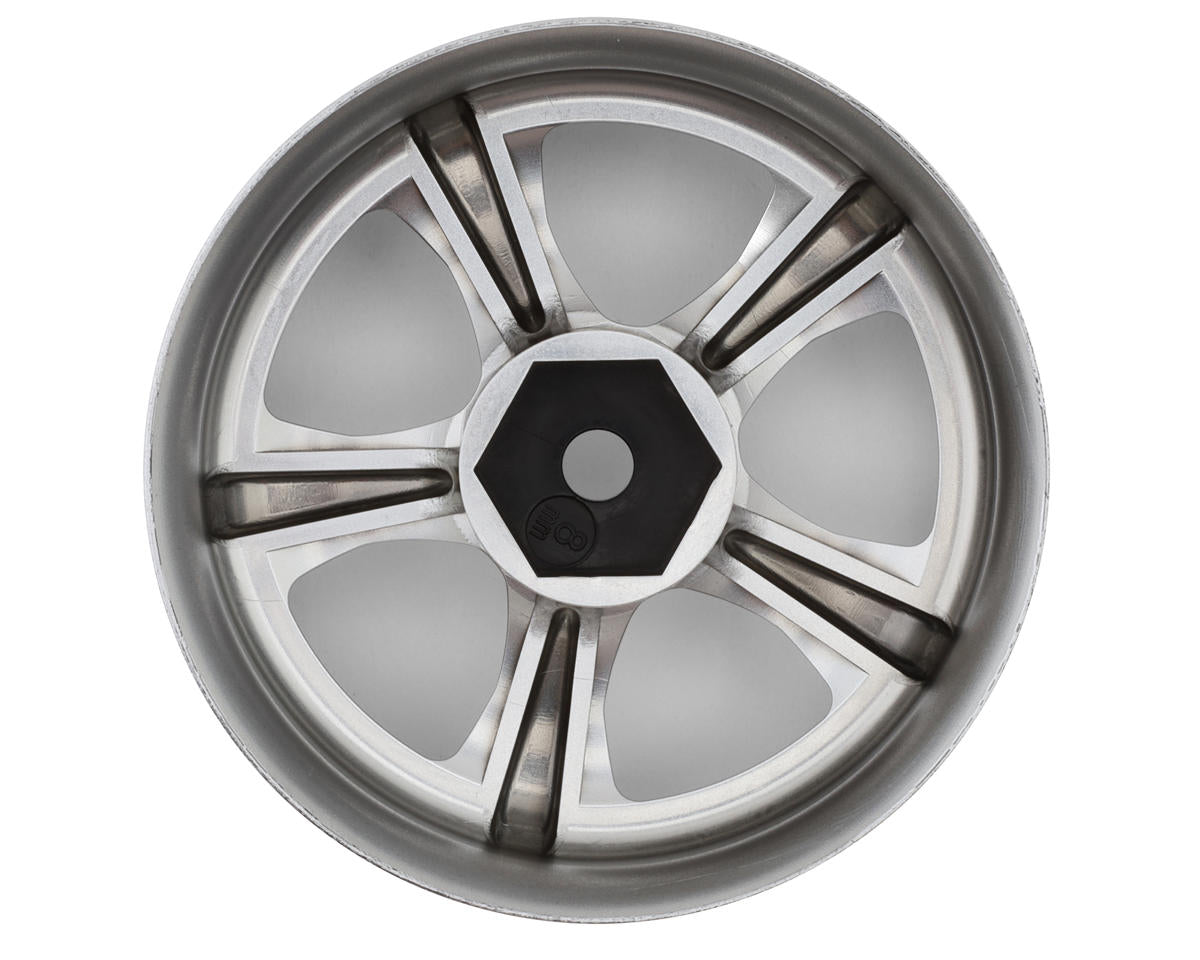 LAB Work Vs KF 1/10 Drift Wheels (Chrome) (2) (8mm Offset)