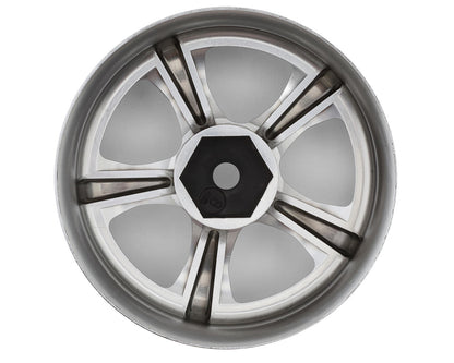 LAB Work Vs KF 1/10 Drift Wheels (Chrome) (2) (8mm Offset)