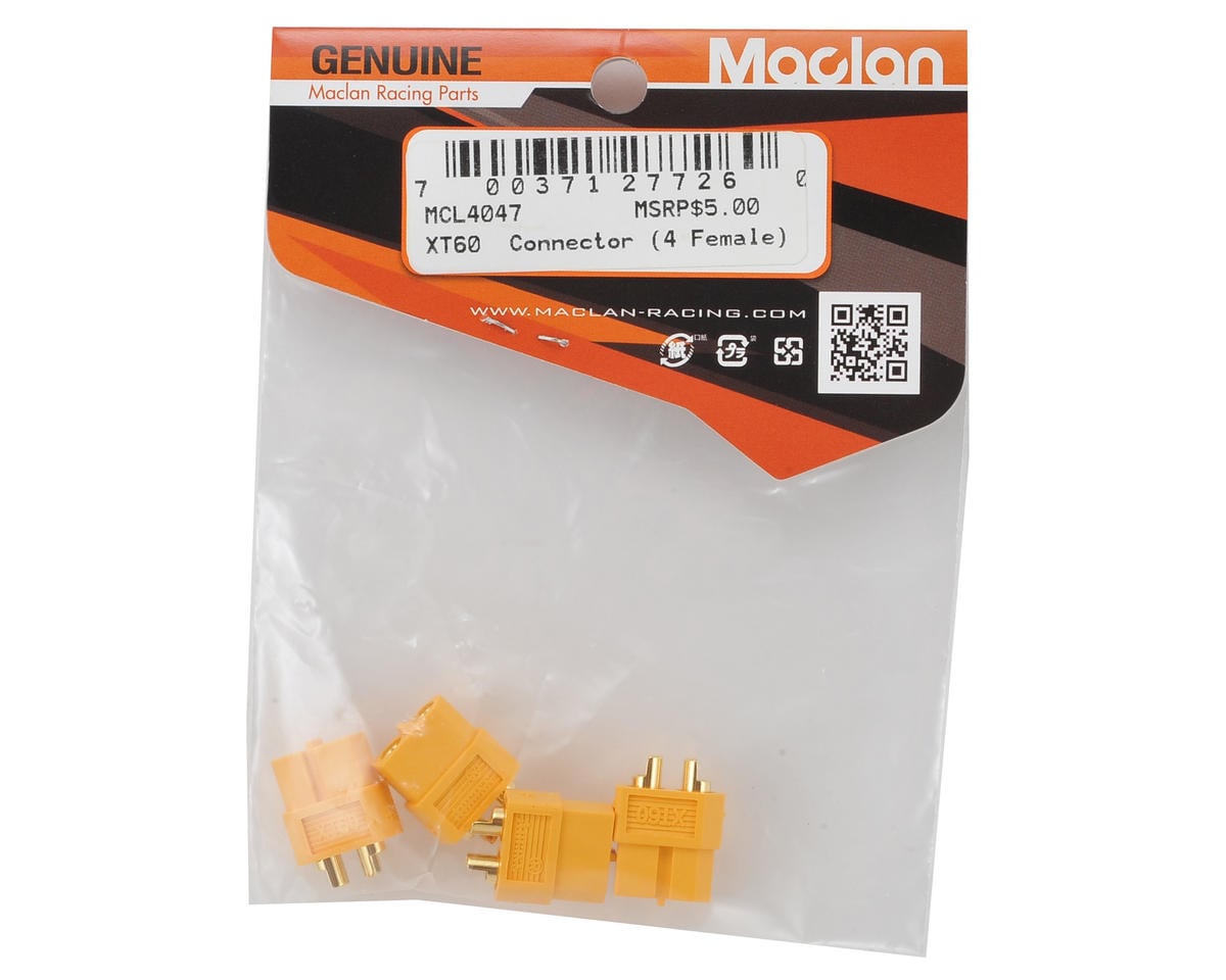 Maclan XT60 Connectors (4 Female)