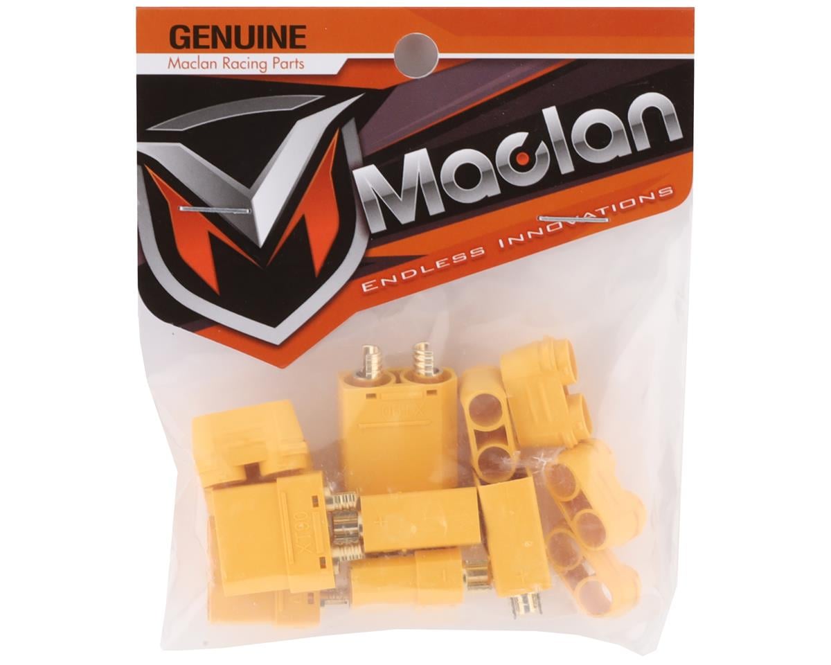 Maclan XT90 Connector (3 Female/3 Male) (Yellow)