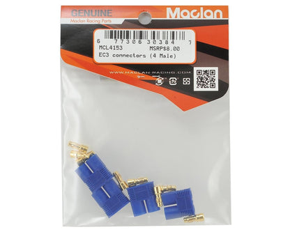 Maclan EC3 Connectors (4 Male)