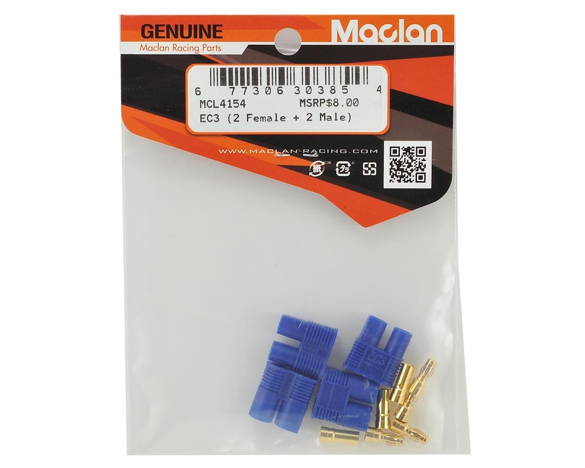 Maclan EC3 Connectors (2 Female + 2 Male)