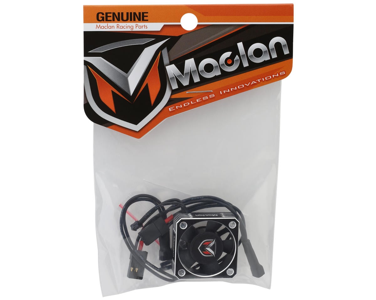 Maclan 30mm Aluminum V2 Hurricane HV Fan (Black/Silver)