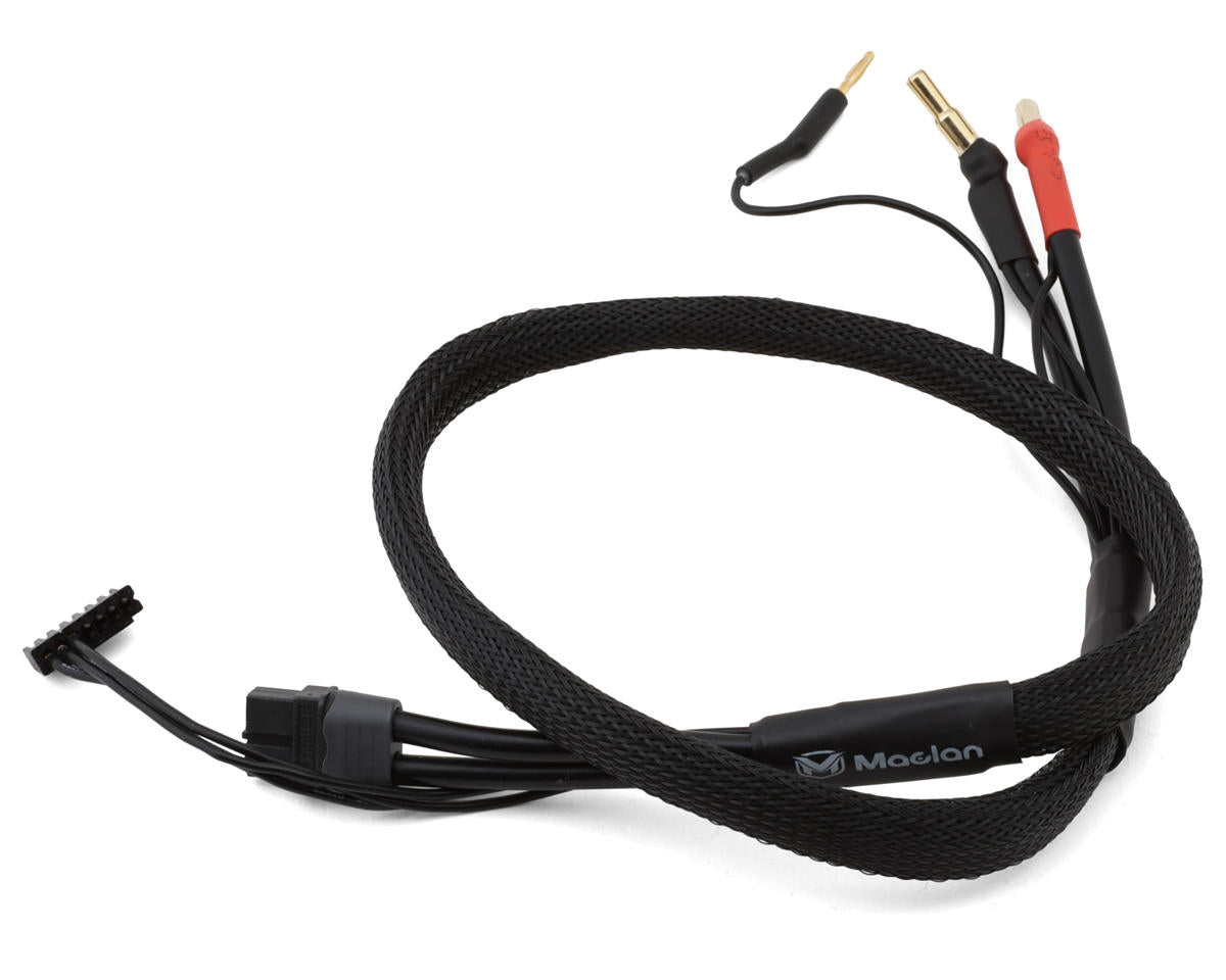 Maclan 2S 4/5mm Bullet Charge Cable w/XT60H Connector (60cm) (10awg)