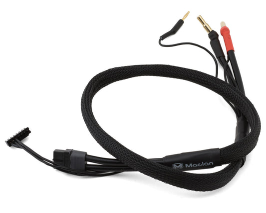 Maclan 2S 4/5mm Bullet Charge Cable w/XT60H Connector (60cm) (10awg)