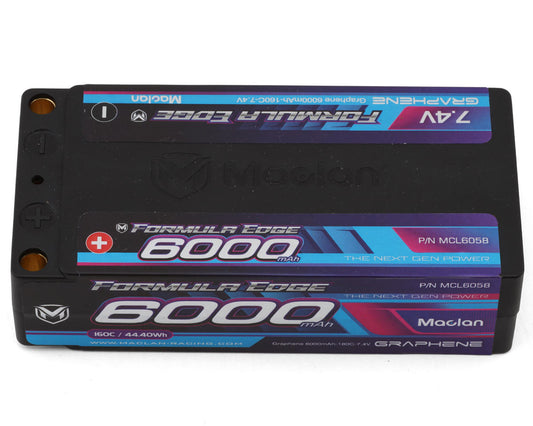 Maclan Formula Edge 2S 160C Shorty LiPo Battery (7.4V/6000mAh)