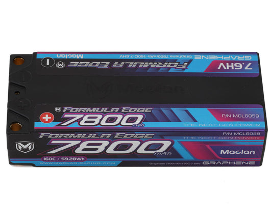 Maclan Formula Edge 2S 160C Mid-Shorty LiHV Battery (7.6V/7800mAh)