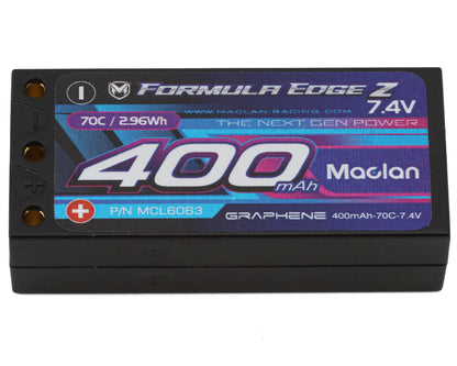 Maclan Formula Edge Z 2S 70C Micro LiPo Battery (7.4V/400mAh)