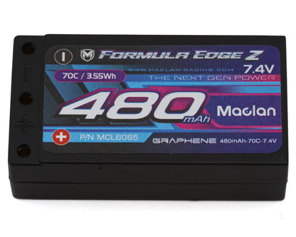Maclan Formula Edge Z 2S 70C Micro LiPo Battery (7.4V/480mAh)