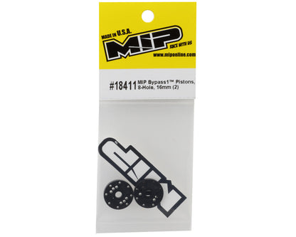 MIP Bypass1 16mm Shock Piston Set (2) (8 x 1.2mm)