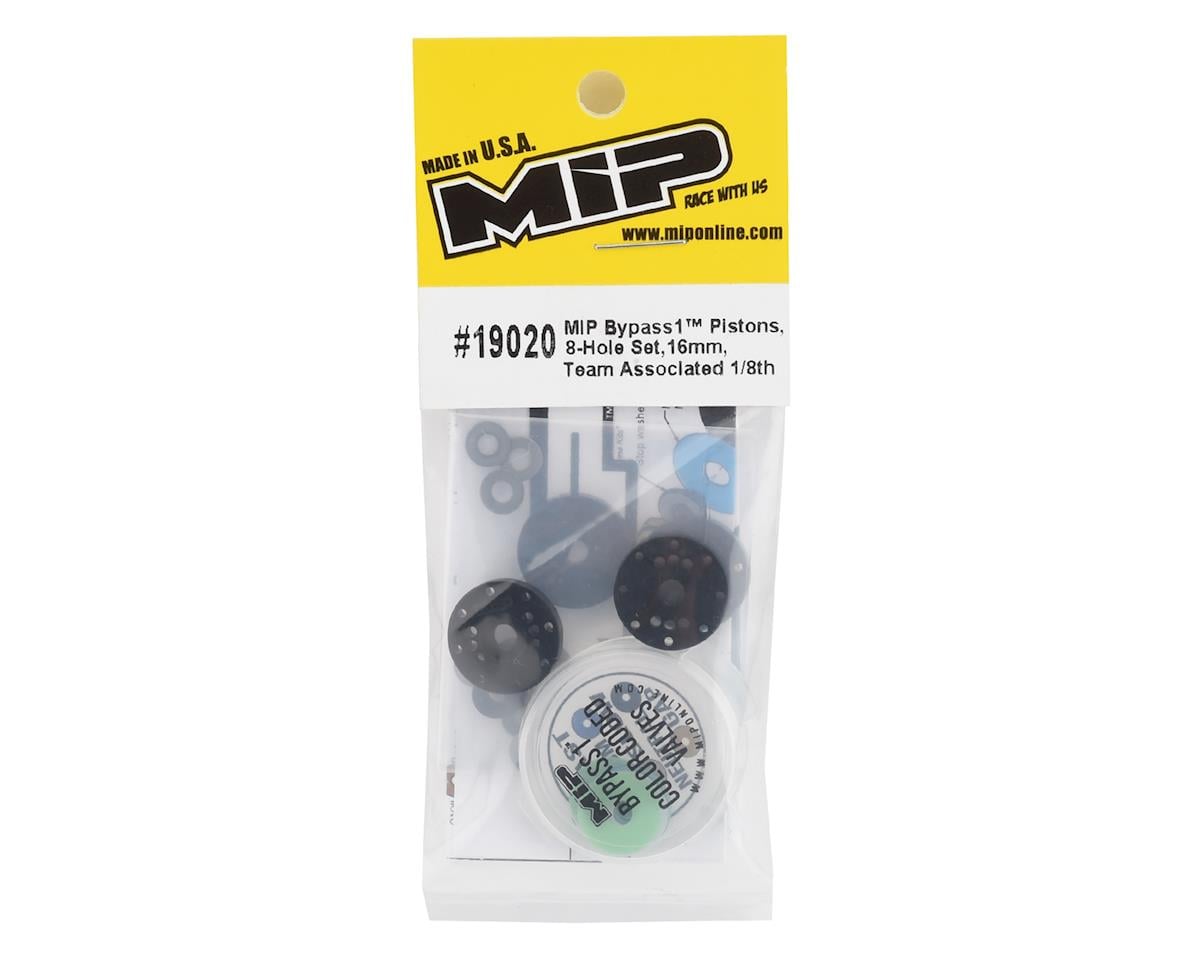 MIP Associated 16mm 8 Hole Bypass1 Shock Piston Set (4)