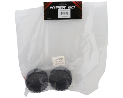 MJX HYPER GO 1.9" Pre-Mounted Off-Road Tires (Black) (2) (Front/Rear)