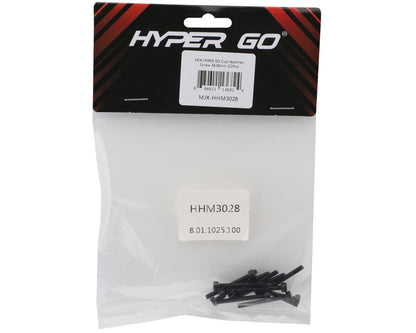 MJX HYPER GO Cap Head Hex Screws (12) (3x28mm)