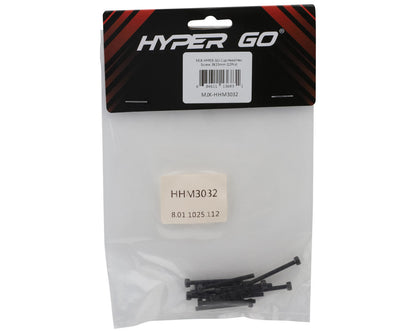 MJX HYPER GO Cap Head Hex Screws (12) (3x23mm)