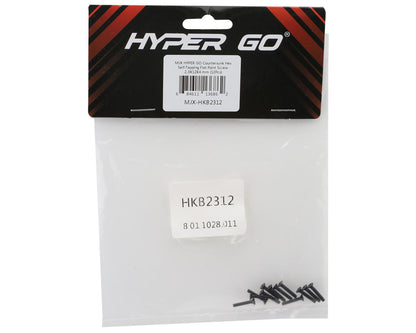 MJX HYPER GO Self-Tapping Flat Head Hex Screws (12) (2.3x12mm)