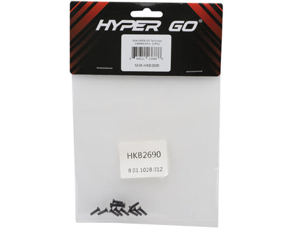 MJX HYPER GO Self-Tapping Flat Head Hex Screws (12) (2.6x9mm)