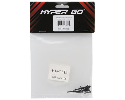 MJX HYPER GO Machined Button Head Hex Screws (12) (2.5x12mm)