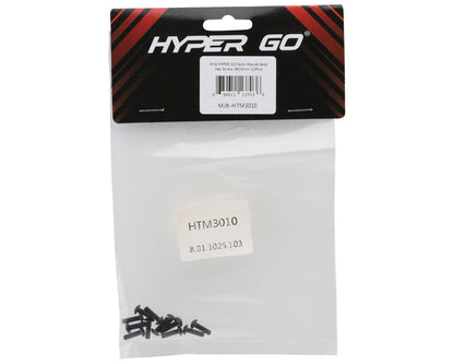 MJX HYPER GO Machined Button Head Hex Screws (12) (3x10mm)